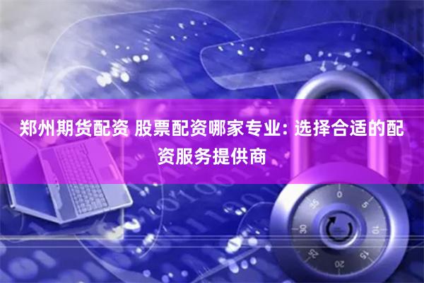 郑州期货配资 股票配资哪家专业: 选择合适的配资服务提供商